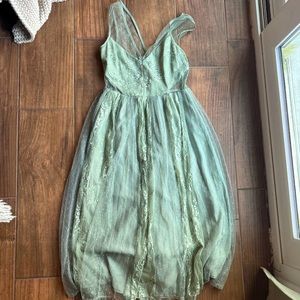 Beautiful sage (muted green) Lace Dress from ASOS. EUC, tag still attached.